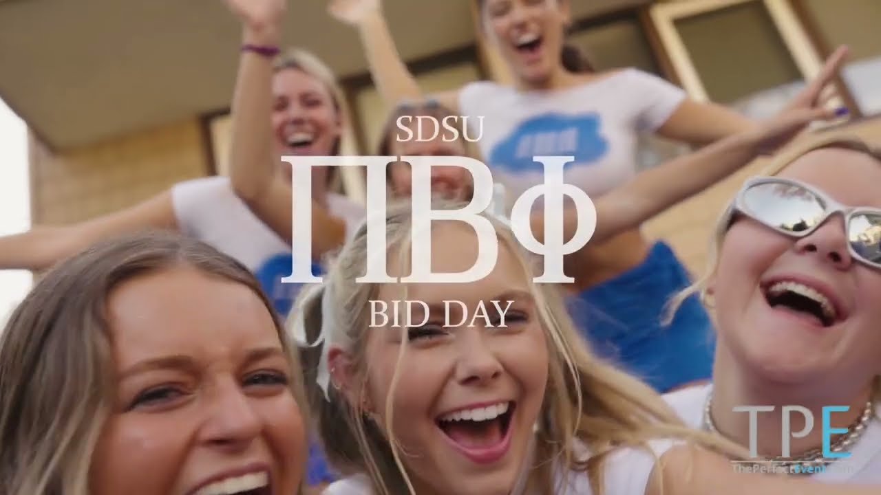 SDSU PI BETA PHI BID DAY