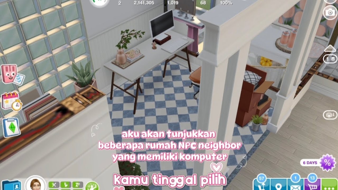 Play The Sims using a Neighbor's Computer | Social Task | The Sims Freeplay