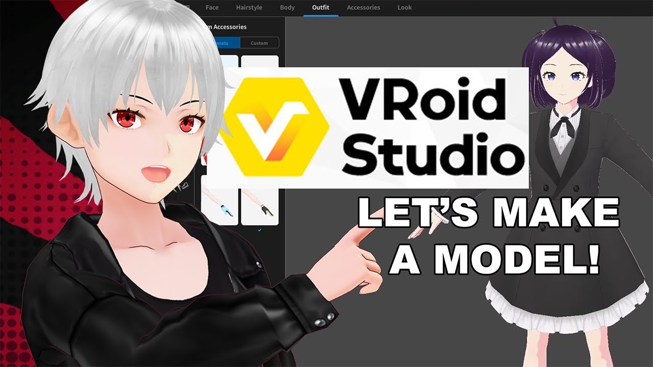 Let's make a VTuber Model! VRoid Studio Tutorial | Step by Step Look!