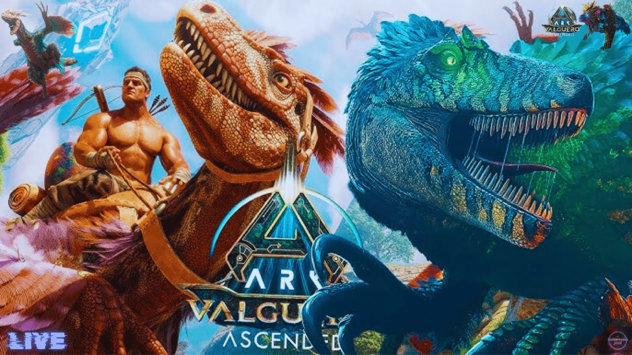 Ark Survival Ascended - Valguero PL  / KTO NA KOGO POLUJE : MEGARAPTOR