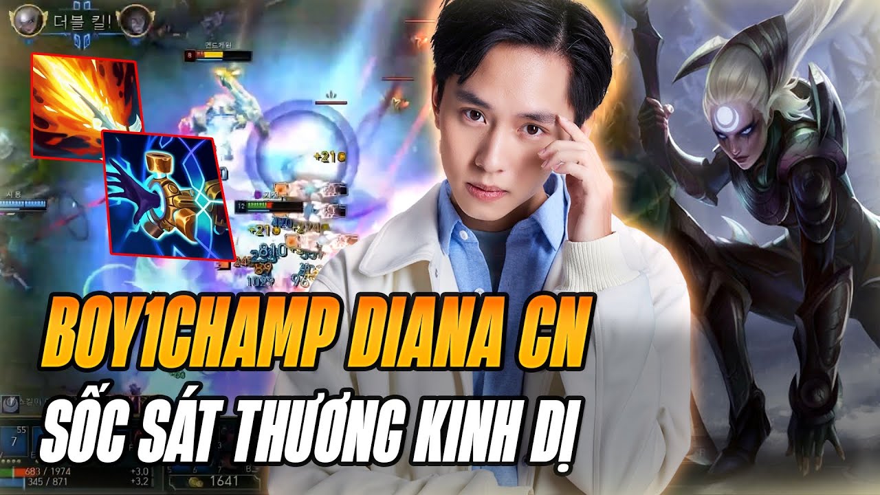 BEST DIANA CN XIAOYUESHEN DU ĐẤU ĐẠI CAO THỦ HÀN VÀ MÀN FARM 20 MẠNG GÁNH TEAM LẬT KÈO CỰC KHÉT