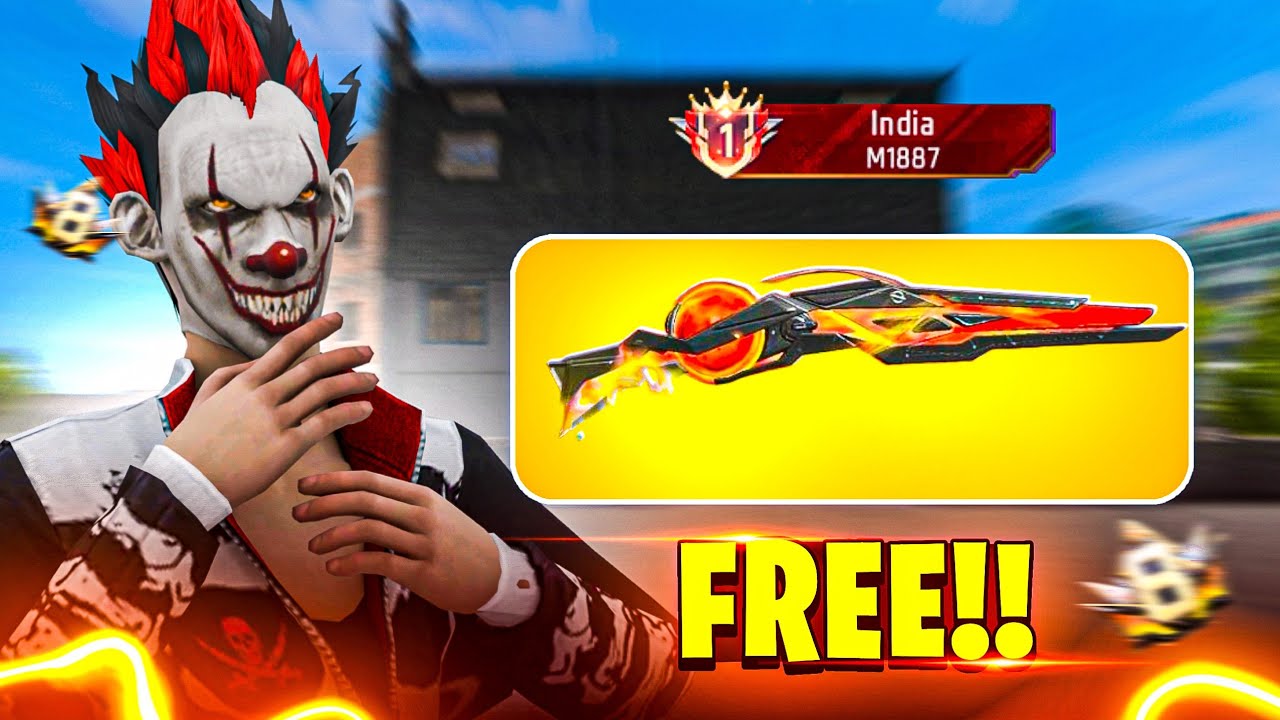 Я получил БЕСПЛАТНЫЙ скин M1887 в Free Fire 😍 | 100% РЕАЛЬНЫЙ 🔥