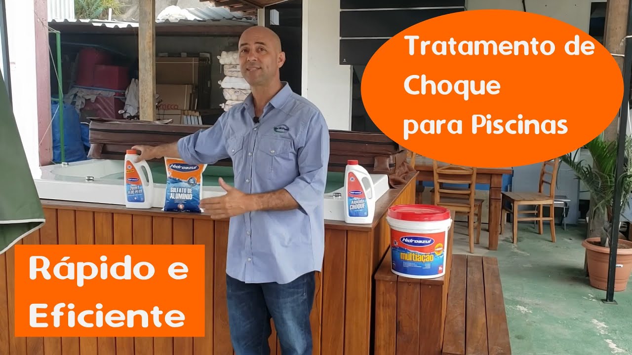Tratamento de Choque para Piscina, rápido e eficiente!