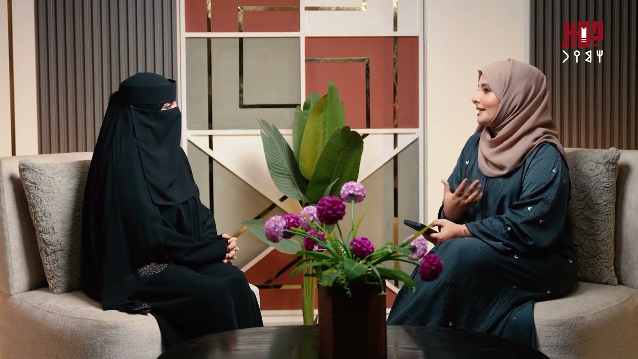 لقاء خاص مع الفنانة نادية المفلحي للحديث عن لوحة ملاذ