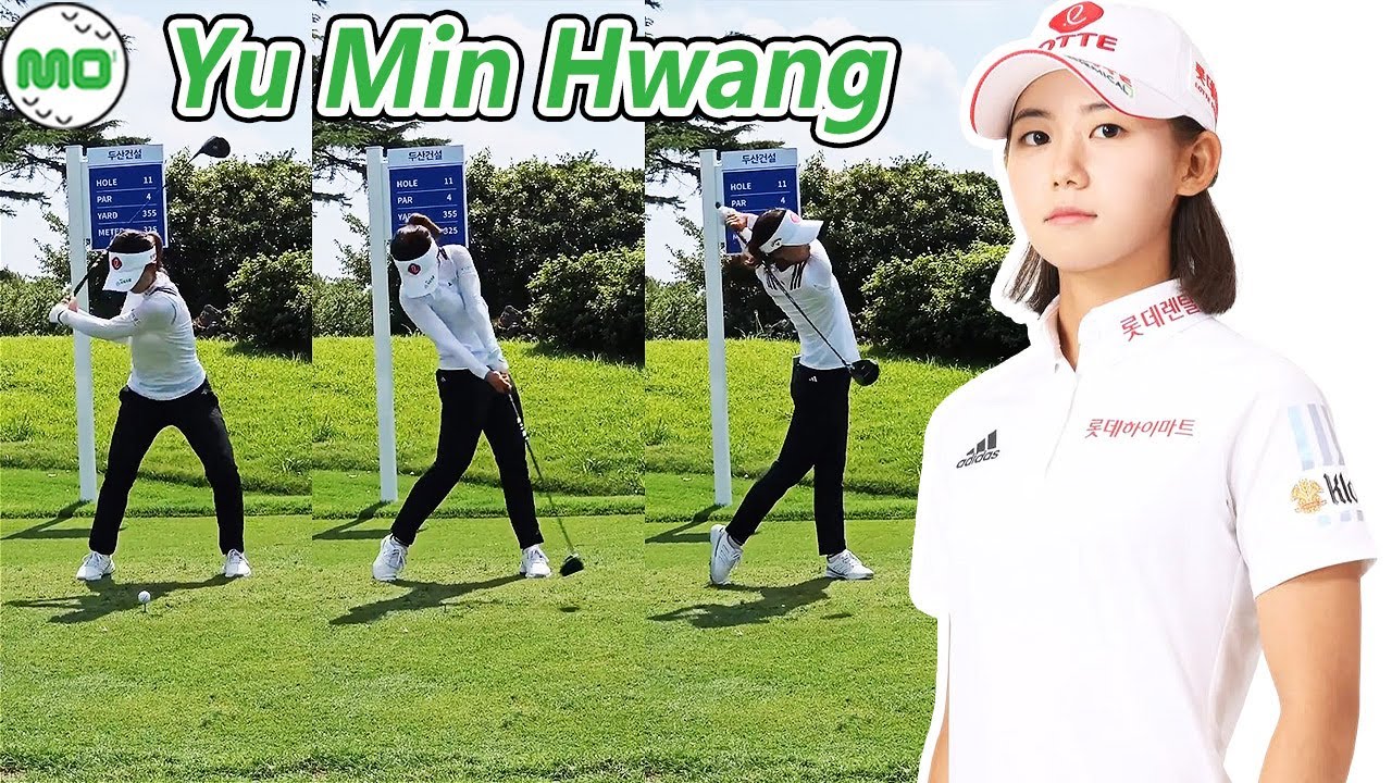 Yu Min Hwang ​ファン・ユミン 韓国の女子ゴルフ スローモーションスイング!!!