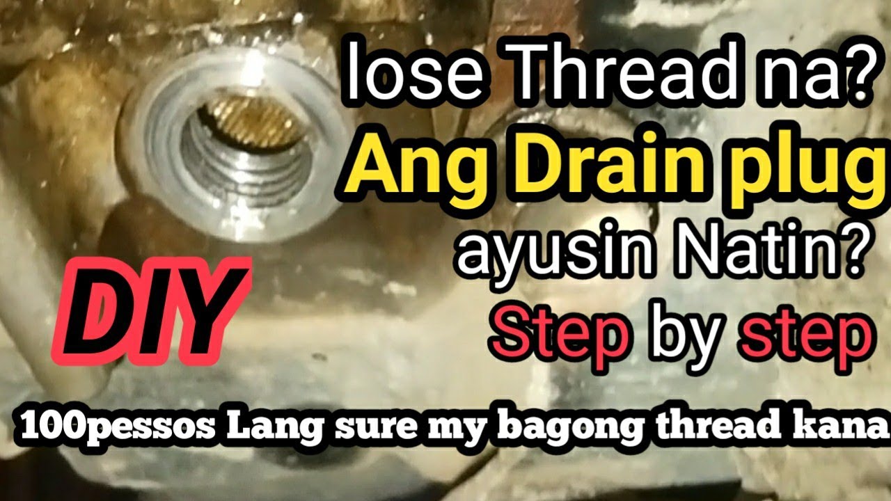 Drain Plug Oil leak | Loose Thread 100% sure fix - in just 5minutes