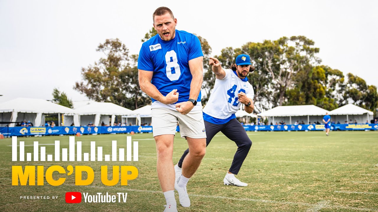 A Batman Monologue, Game Of Bocce & More &ldquo;Good Content&rdquo; With K Matt Gay | Rams Mic&rsquo;d Up