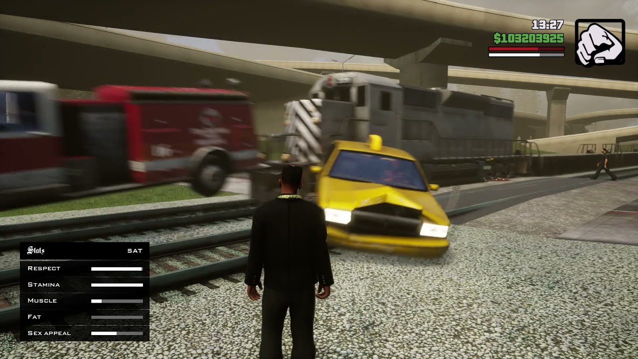 Crazy Trains Mod - GTA San Andreas Remastered Edition