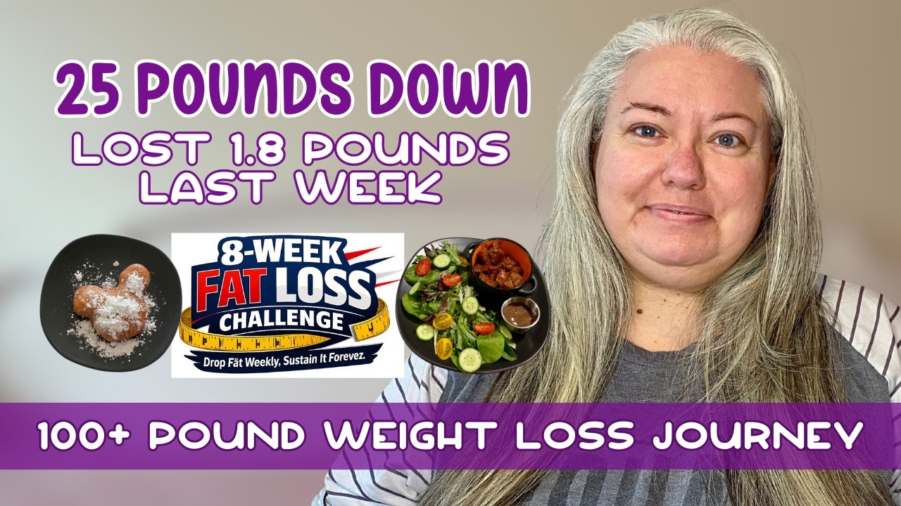 Down 25 Pounds | 1.8 Pound Loss Last Week | New Updates | 8 Week Fat Loss Challenge