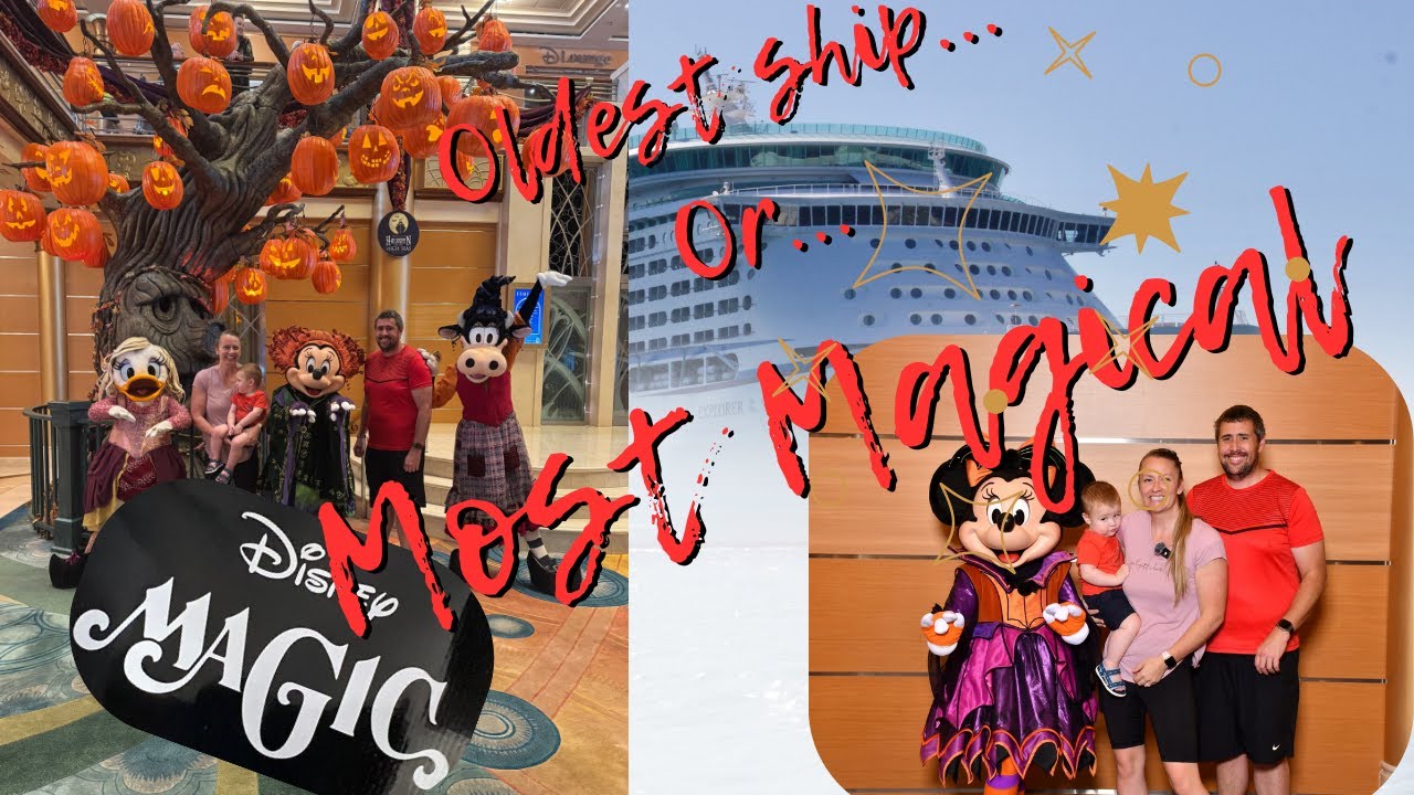 Halloween Magic at Sea! 🎃 Minnie, Goofy & the Sanderson Sisters on the Disney Magic!