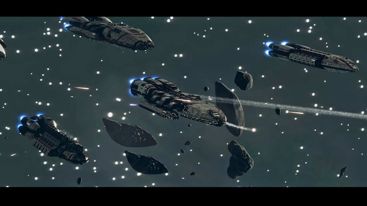 Epic Cinematic Space Battle - Battlestar Galactica Deadlock