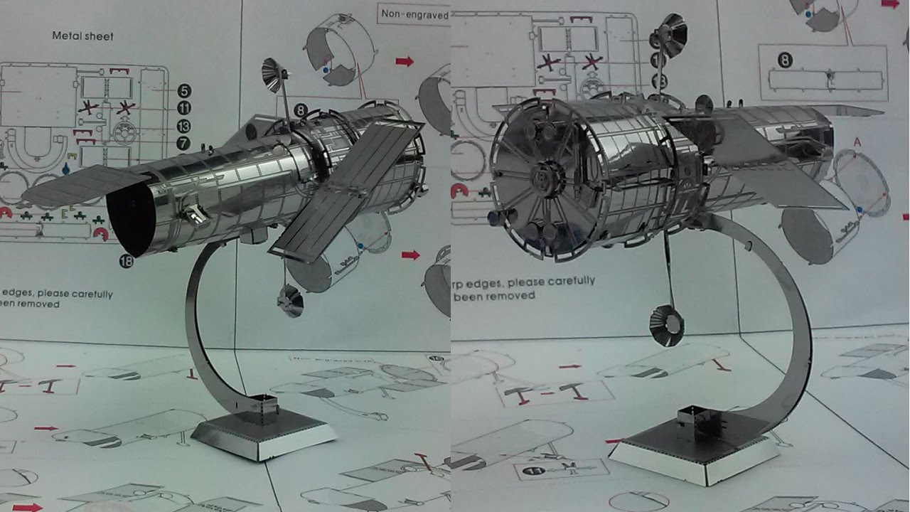 Metal Earth Build - Hubble Telescope