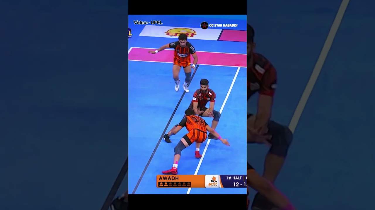 Vinay Ka Raid 🤫🥶 #kabaddi #UPKL