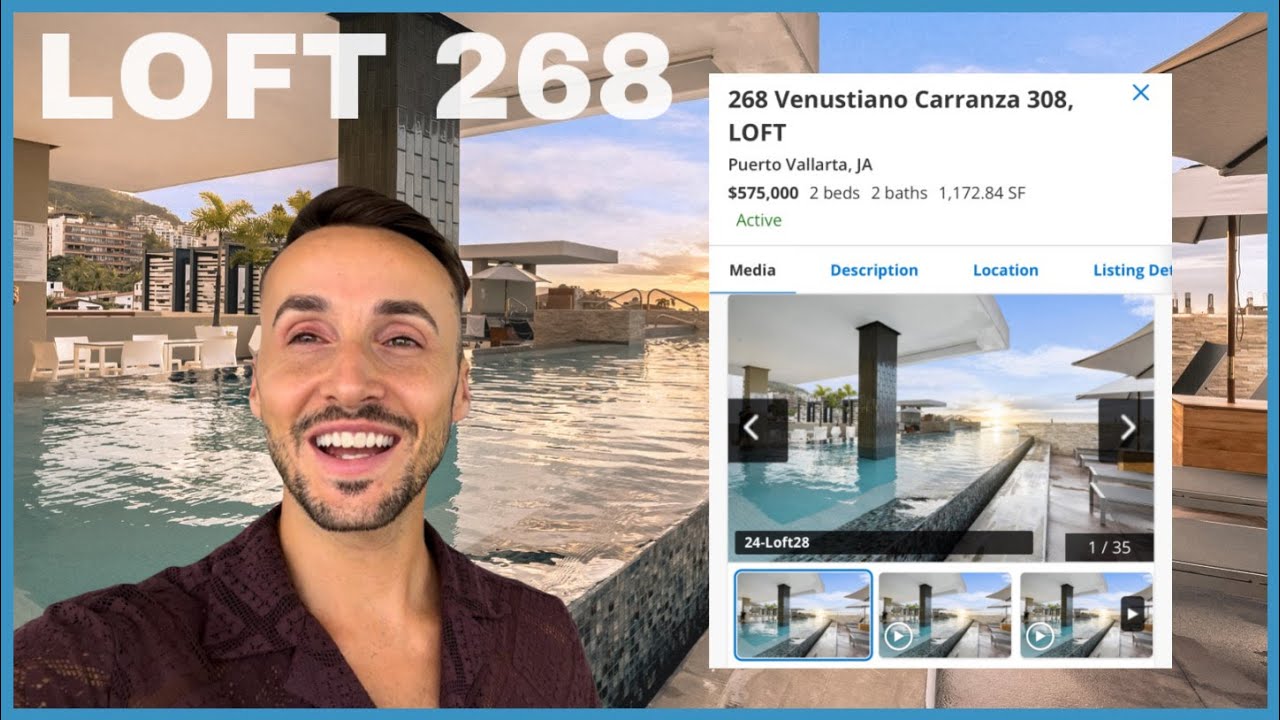 Цена снижена! Современные апартаменты с 2 спальнями в Loft 268 | Романтическая зона Пуэрто-Вальяр...
