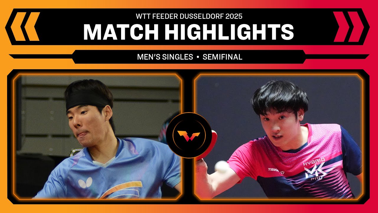 Kim Minhyeok vs Yuto Muramatsu | MS SF | WTT Feeder Düsseldorf 2025