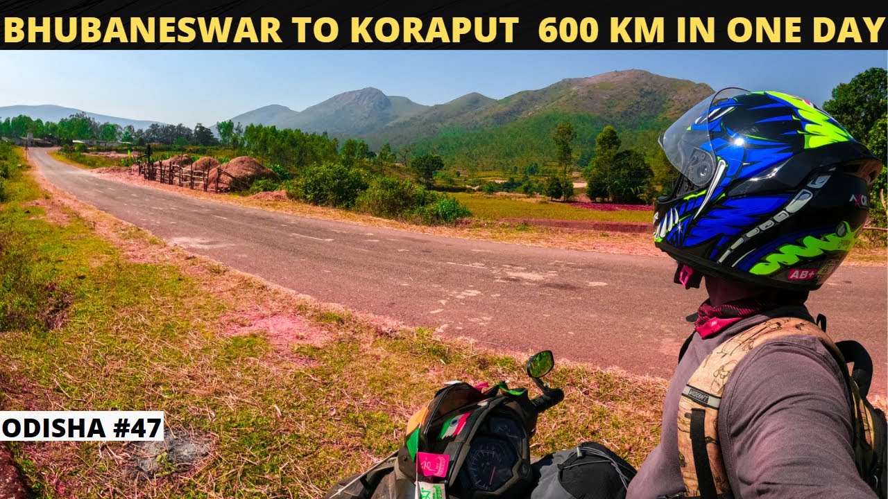 Solo Road Trip from Bhubaneswar to Koraput on Scooter || Lunch At Daringbadi Dhaba ||