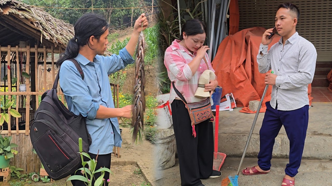 The single mother found the fisherman's friend and asked for news about him. - ly tu tuc 