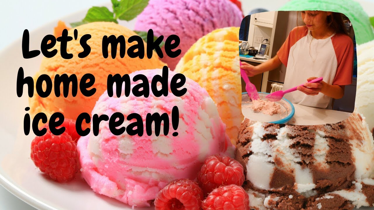 MAKING ICE CREAM WITH The Sweet Spot ice cream maker