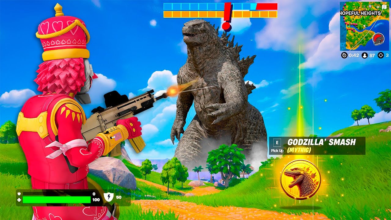 PHERE SI È TRASFORMATA IN GODZILLA SU FORTNITE!