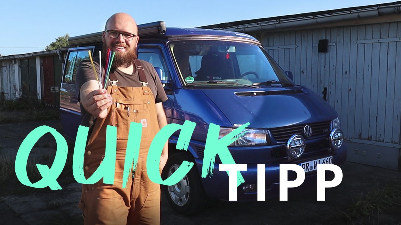 VW T4 QuickTipp: Wasserabläufe reinigen | Vorbereitung auf den Herbst