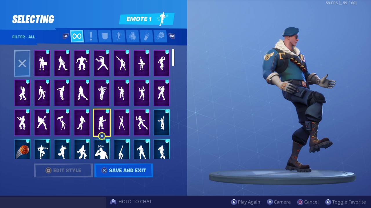 *RARE* Royale Bomber Showcased With All Owned Emotes