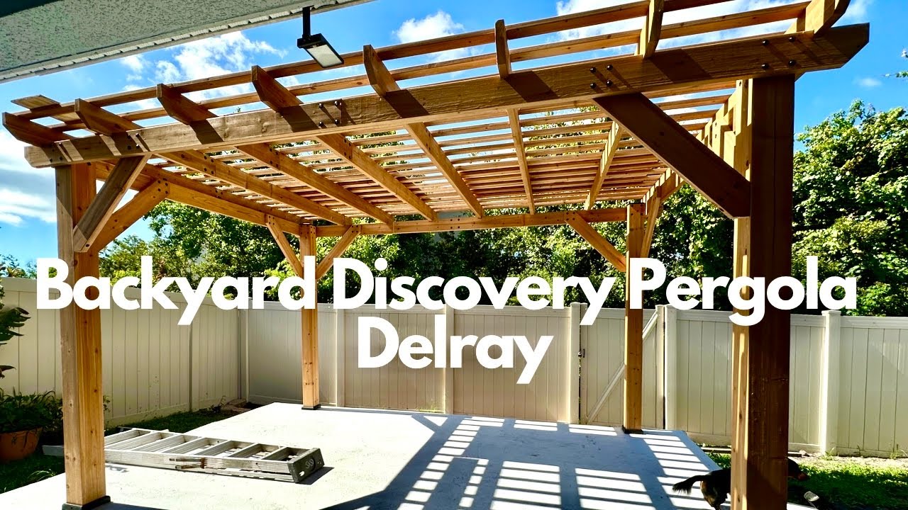 Впервые строю перголу Backyard Discovery Pergola &mdash; модель Delray 😜🤘