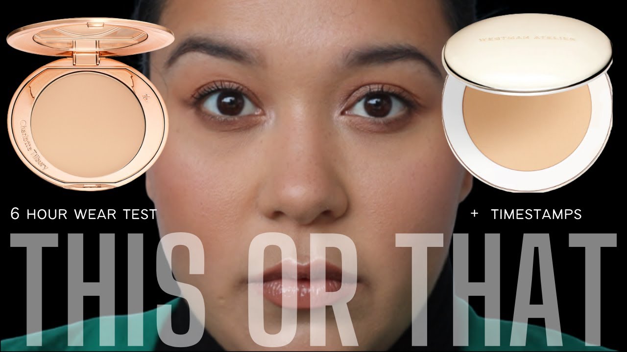 Westman Atelier Vital Pressed Skincare Powder vs Charlotte Tilbury Airbrush Flawless Finish Powder