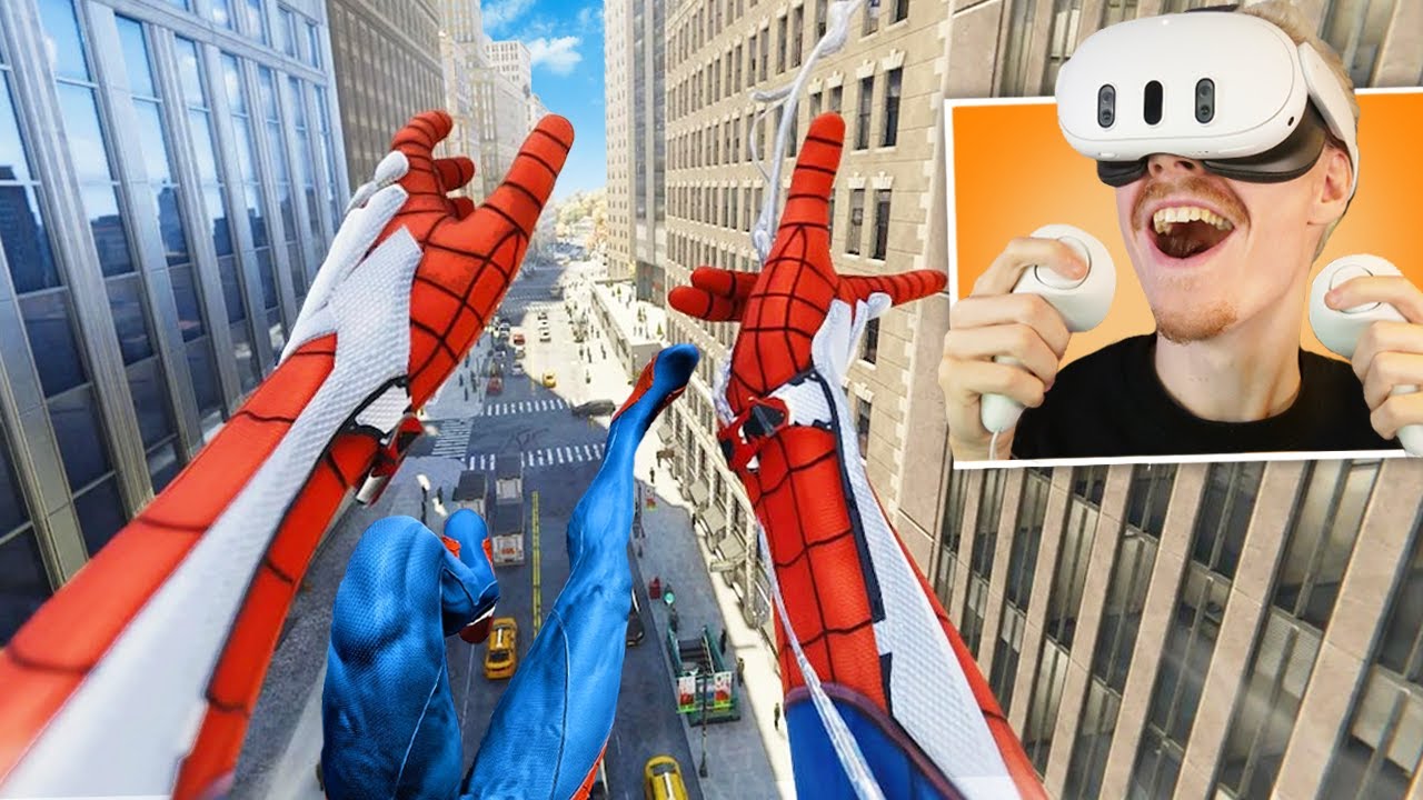 Become Spider-Man in First Person VR on Meta Quest 3! (BattleGlide)