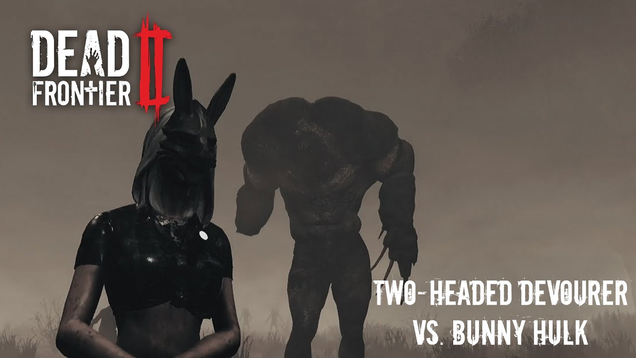5 Unique Weapons vs. Bunny Hulk (Two-Headed Devourer included) - Dead Frontier 2