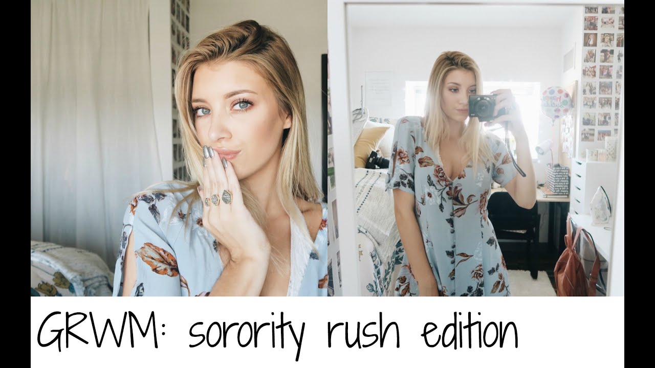 GRWM: SORORITY RUSH EDITION + MODERN RENAISSANCE | Keaton Milburn
