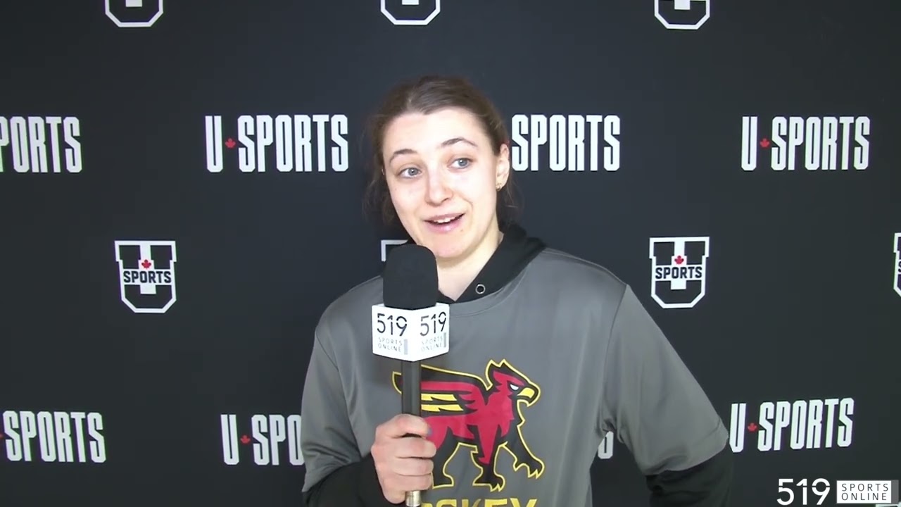 Guelph Gryphons postgame interviews after a quarterfinal victory