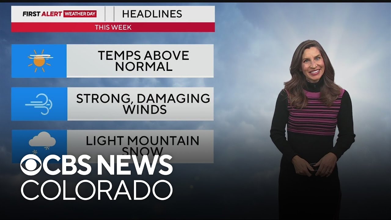 Colorado Weather: Strong Winds For The Foothills and Light Mountain Snow