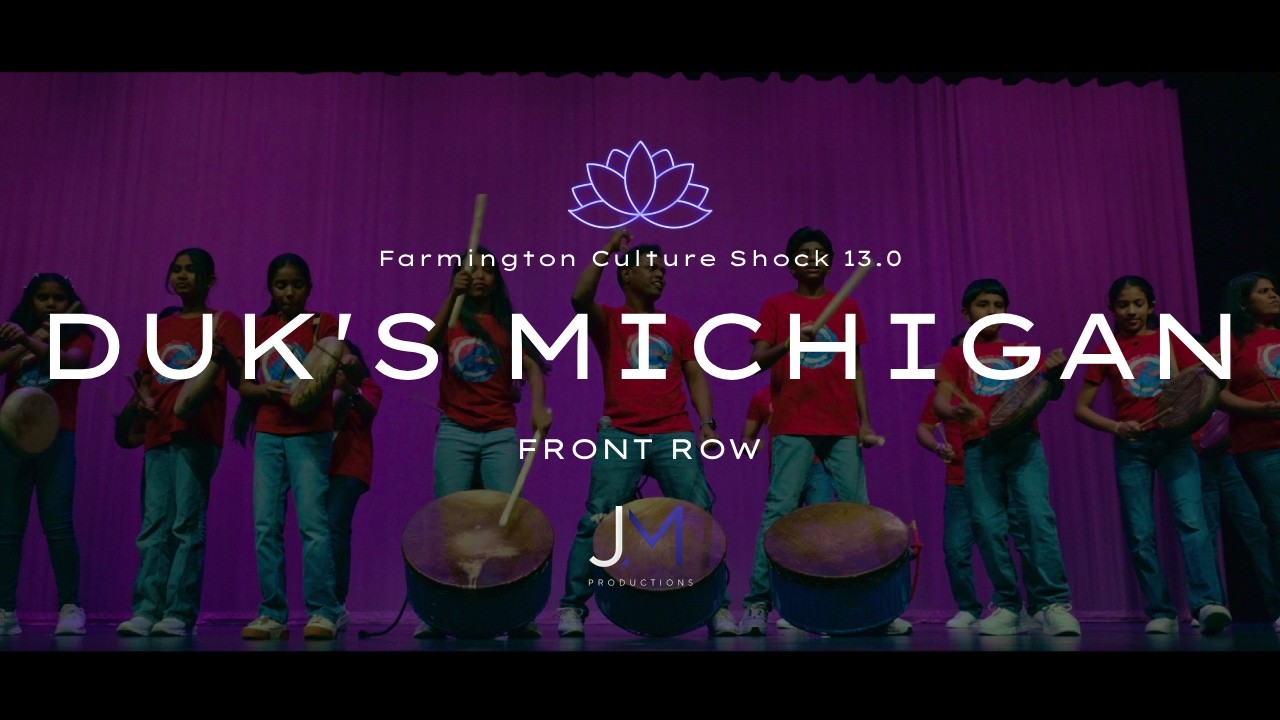 Indian Percussion Exhibition (Front Row) - Farmington Culture Shock 2026 | JM Productions