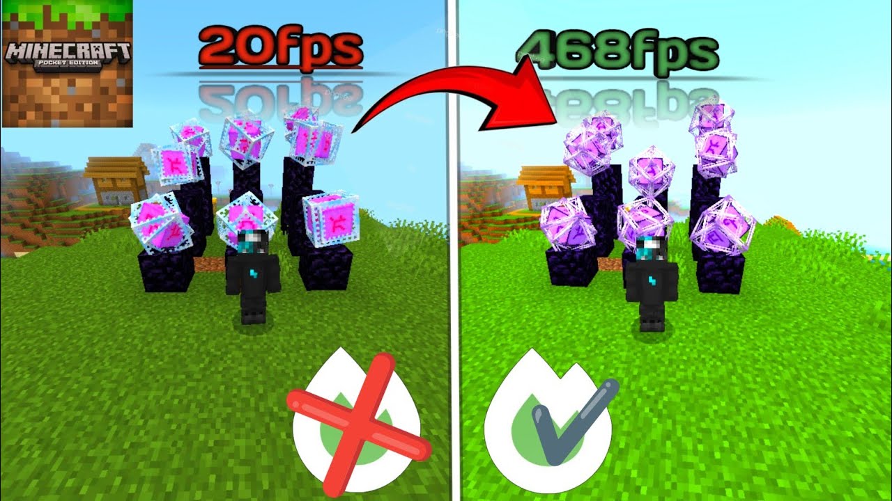 Sodium in minecraft pocket edition 🤯 no lag unlimited fps 