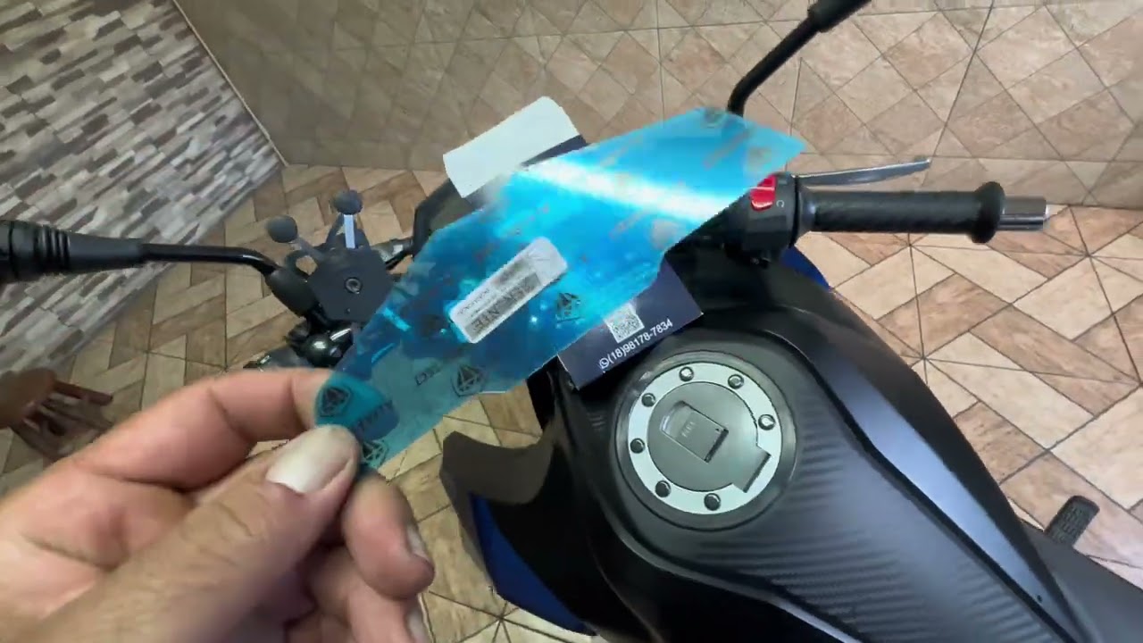 NHX 190 Dafra, coloquei 3 acessórios na moto.