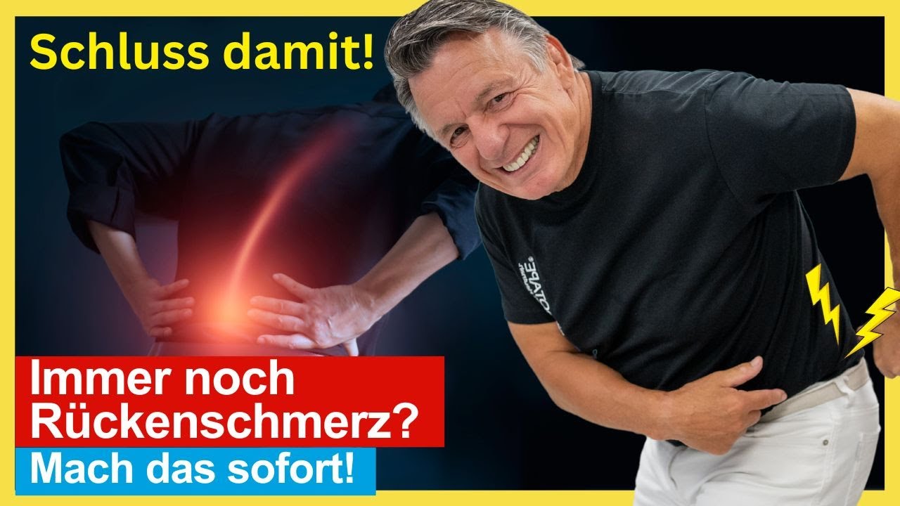 😱 Schluss mit R&uuml;ckenschmerzen! Mach DAS sofort &ndash; einfache &Uuml;bung f&uuml;r zu Hause 💪🔥#pain