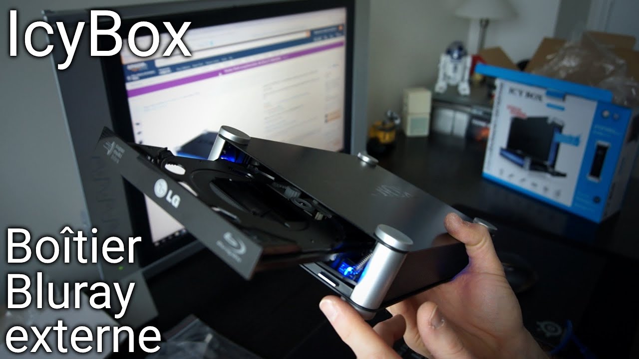 Un boitier externe pour lecteur DVD/Blu-Ray 💿: Icybox IB-550StU3S