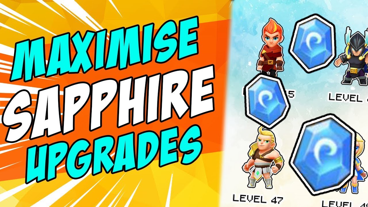 ARCHERO: NEW HERO UPGRADE STRATEGY! | Sapphire Farming Guide