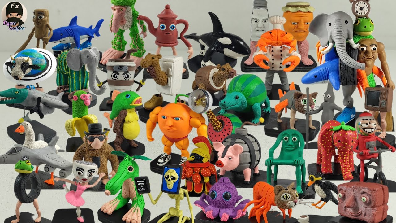 MEGA Recopilación 😱 Todos Los BRAINROT 2025 🤯🧠 En Plastilina || Figure Sculptor 🖌️