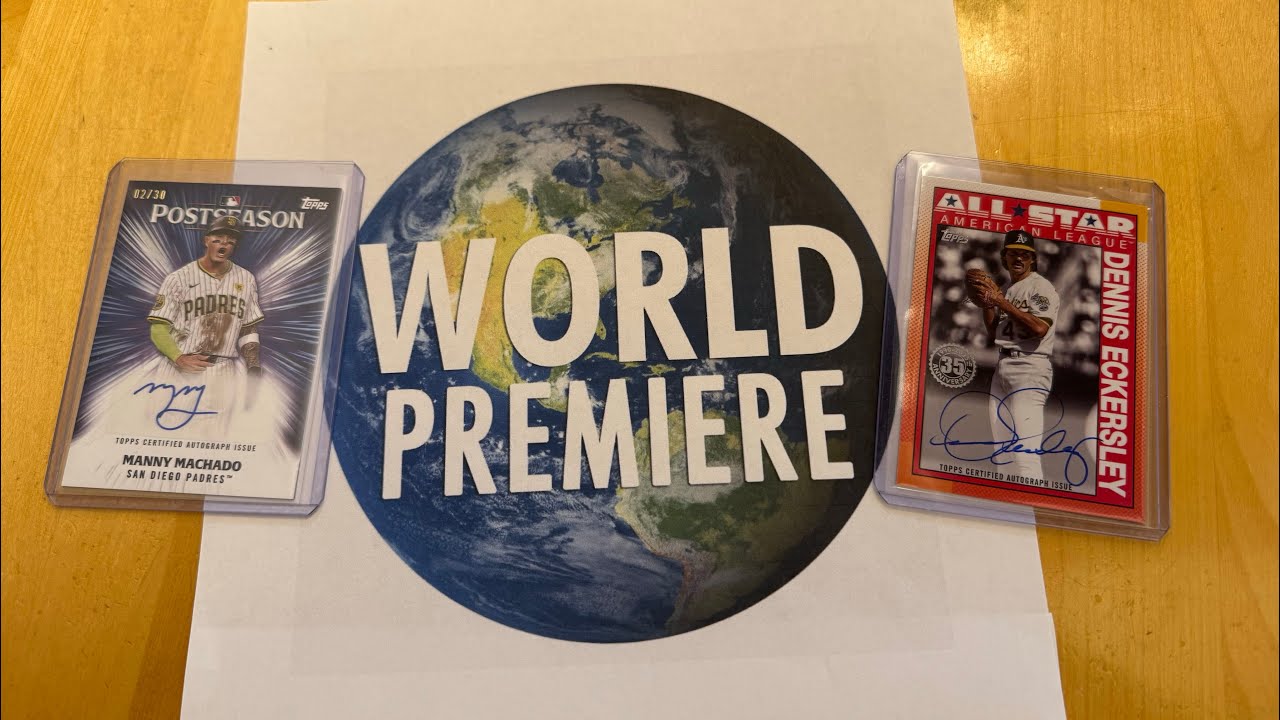 WORLD PREMIERE!  2025 TOPPS SERIES 2 BASEBALL THREE BOX OPENING!   HALL OF FAMD AND FUTURE HOF AUTO!