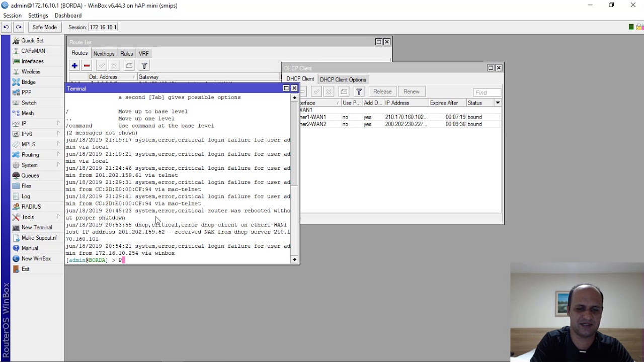 Como configurar um Failover no MikroTik com DHCP Client - Leonardo Vieira 