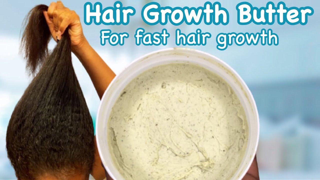 DIY MORINGA CHEBE POWDER & FENUGREEK HAIR GROWTH BUTTER FOR FAST HAIR GROWTH|diy hair growth butter