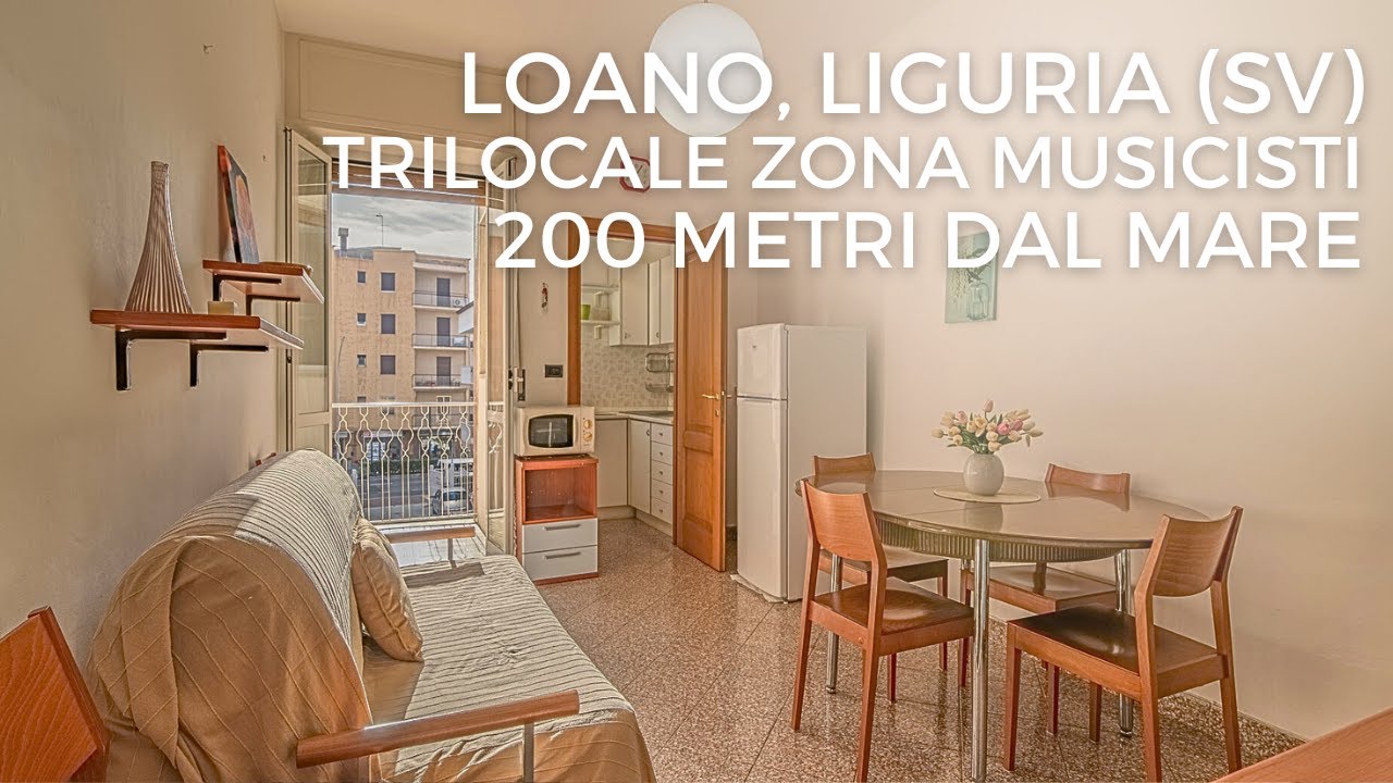 Liguria, Loano (SV), Trilocale a 200 metri dal mare con cantina #casainvendita