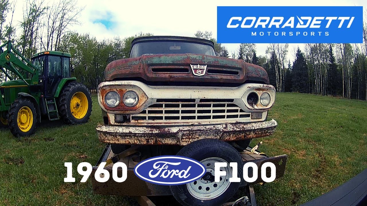 1960 FORD F100 Part 1!  New Addition to the fleet!