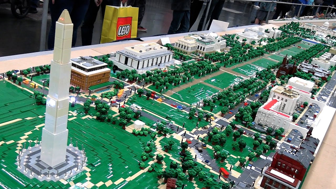 Washington DC National Mall in LEGO &ndash; 16 Feet Long!