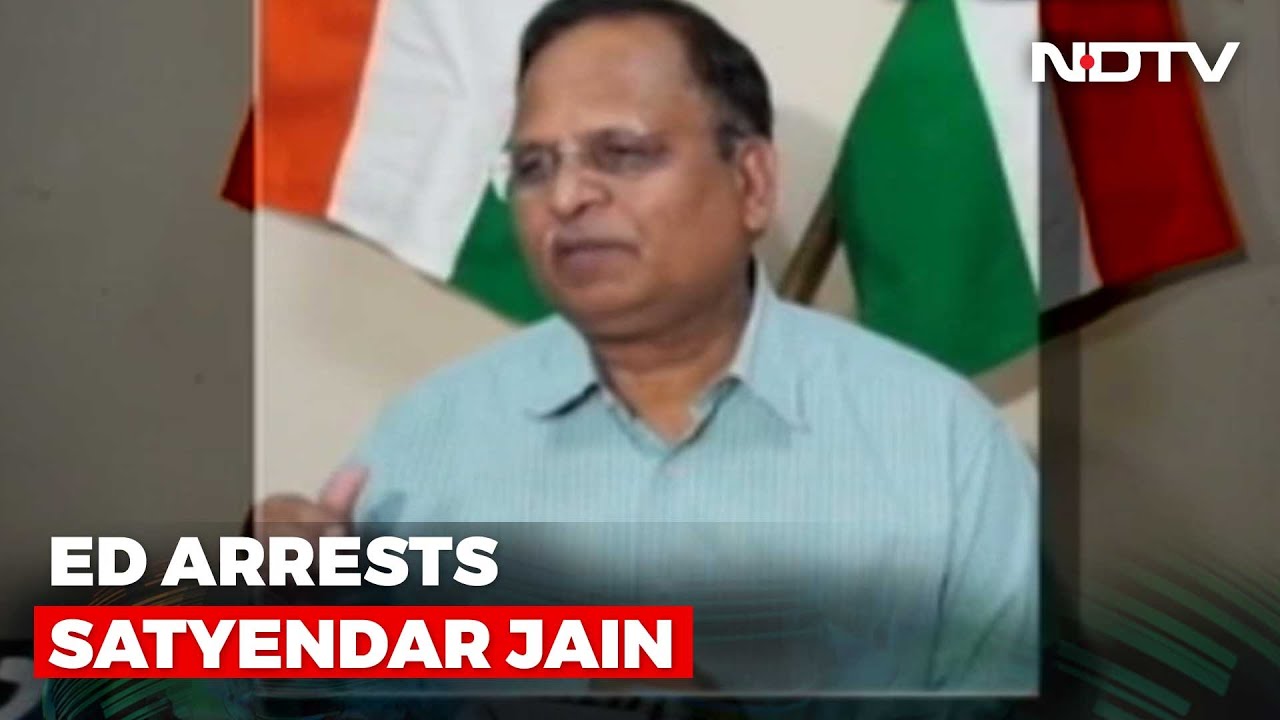 Arvind Kejriwal's Minister Satyendar Jain Arrested By Enforcement Directorate