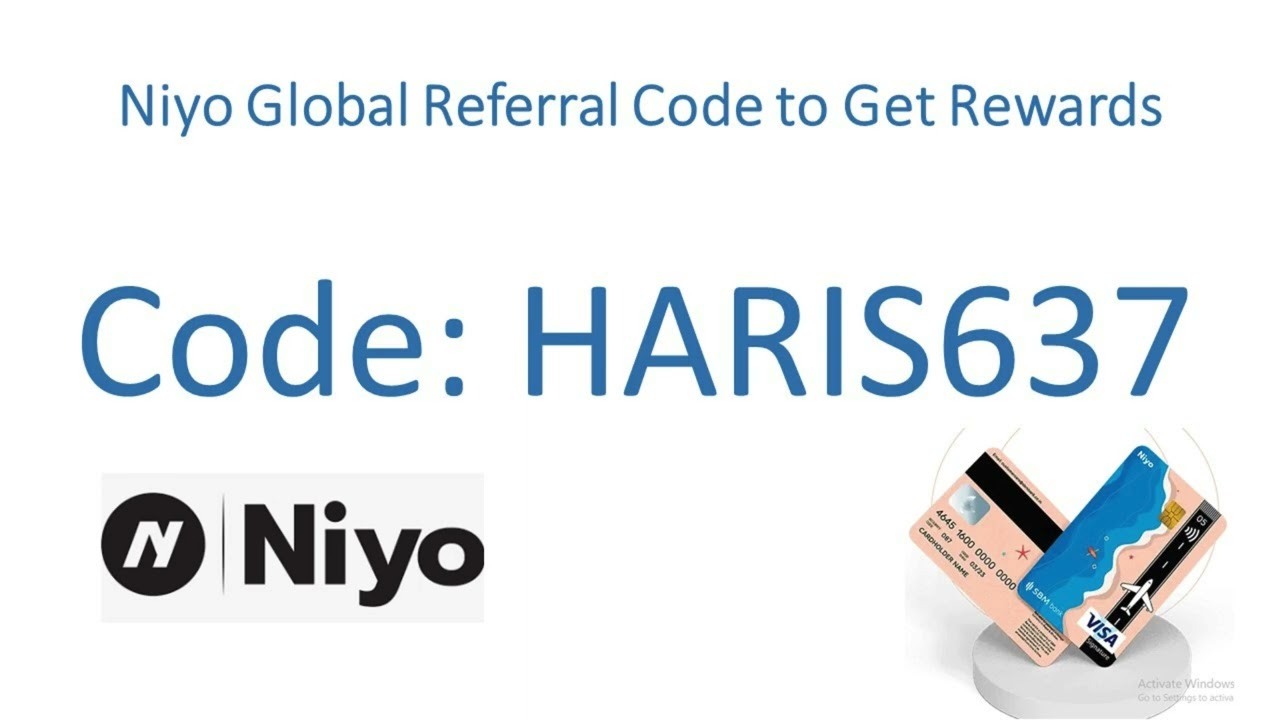Niyo Global Referral Code