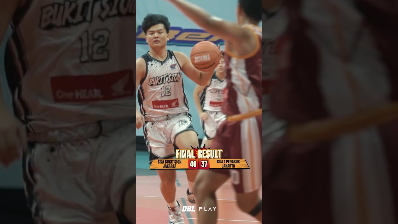GAME RESULT | SMA BUKIT SION JAKARTA VS SMA 1 PENABUR JAKARTA #basketball #dblindonesia