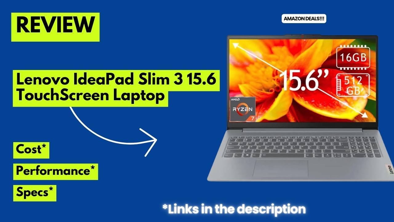 Lenovo IdeaPad Slim 3 Ryzen 7 Review | 16GB RAM Touchscreen Laptop Worth It in 2026?