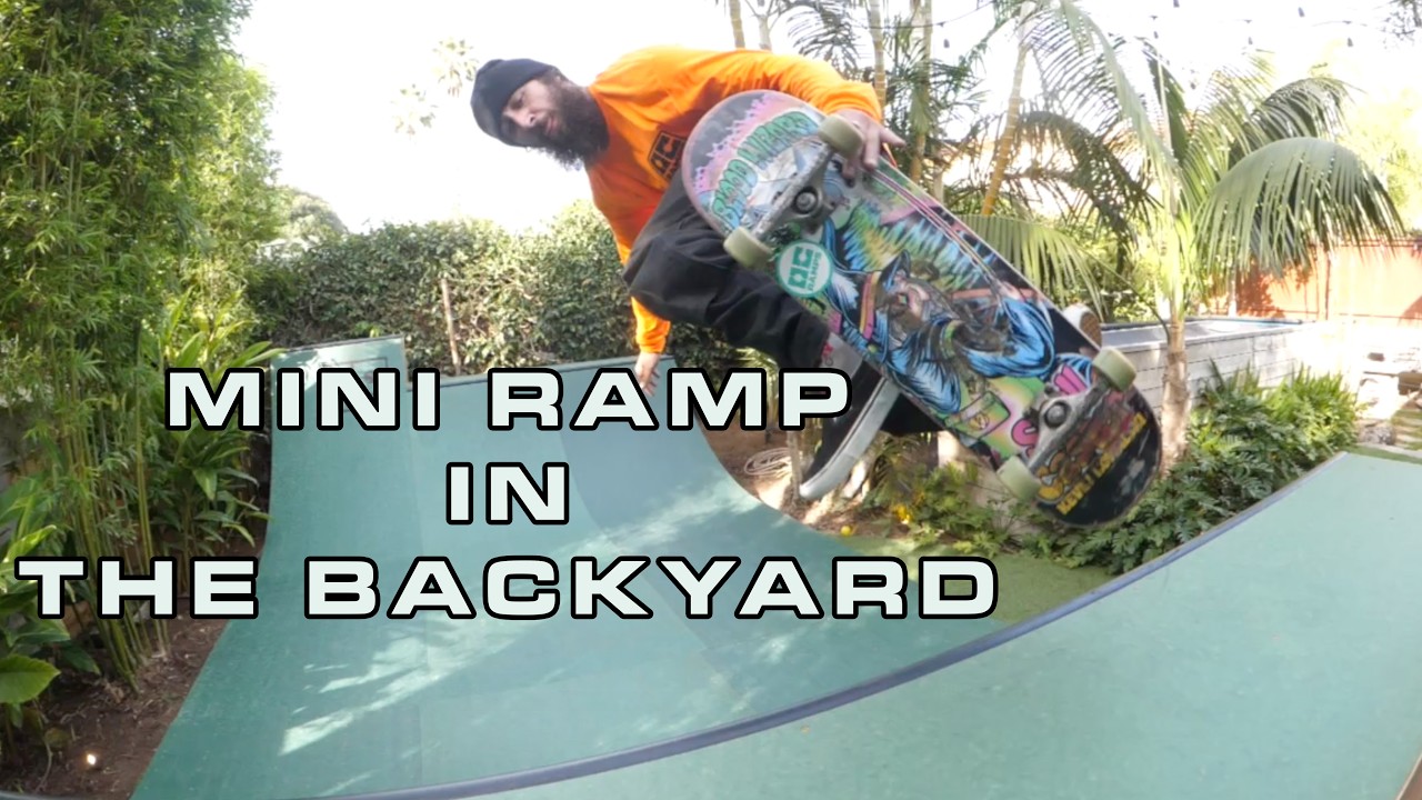 We Built This Kid A Pretty Rad Mini Ramp For His Backyard